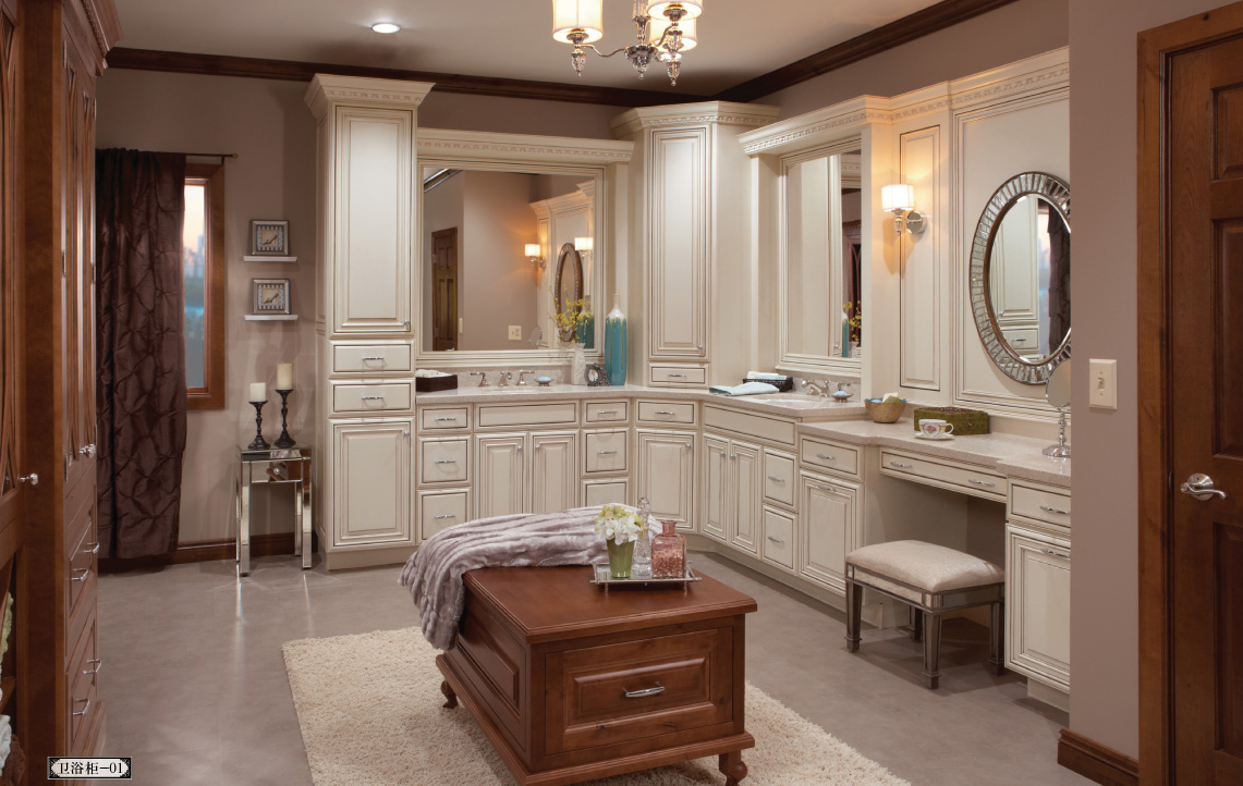 原木卫浴柜系列