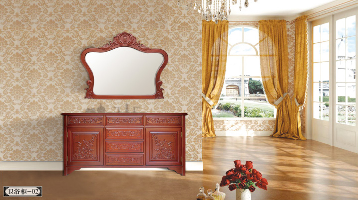 原木卫浴柜系列