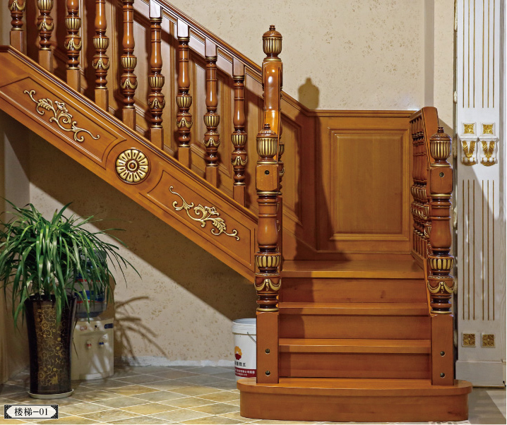 原木楼梯系列