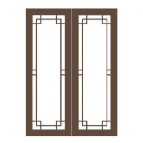 原木门系列MZX-607