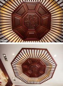 原木护墙板系列吊顶-01