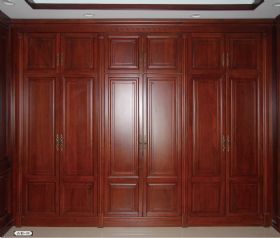 原木衣柜系列衣柜-03