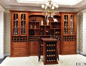 原木酒柜系列酒柜-03