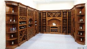 原木酒柜系列酒柜-04