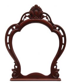 原木卫浴柜系列卫浴镜框-03