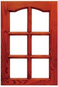 整体橱柜系列六格玻璃门