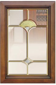 整体橱柜系列钢条玻璃门-02