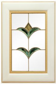 整体橱柜系列钢条玻璃门-01