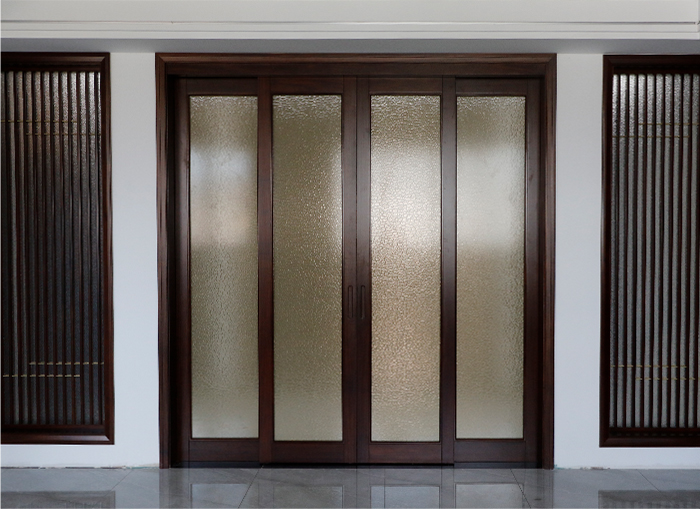 木之轩实木玻璃门